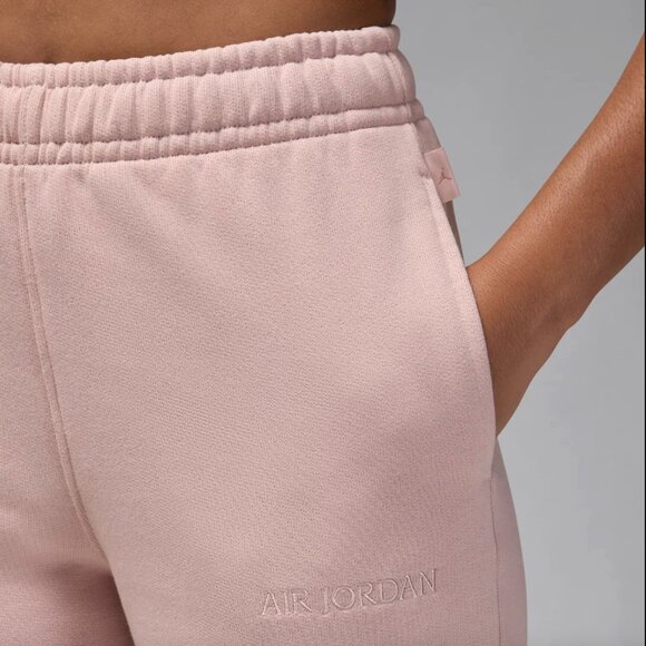 NEW with Tag Jordan Wordmark Men's Fleece Pants in Pink Oxford - Picture 4 of 9